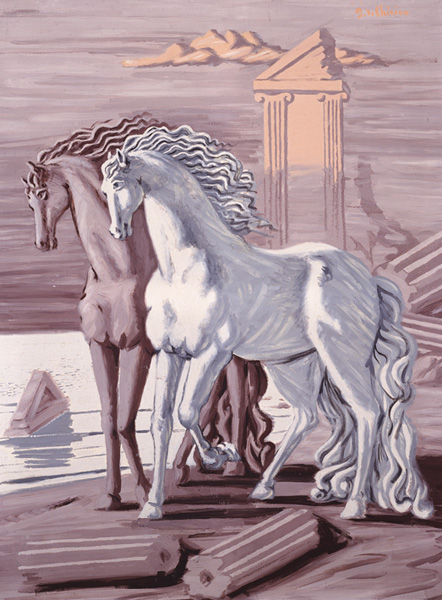 Giorgio de Chirico, Cavalli in riva al mare