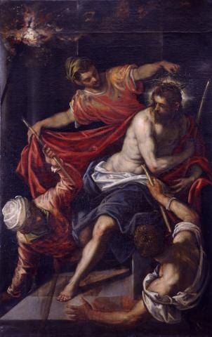 Domenico Tintoretto, Incoronazione di spine olio su tela, cm 186 x 118,5 Pinacoteca Capitolina