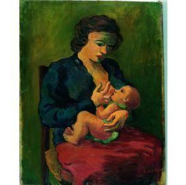 5. Giulio Turcato, Maternità, 1942, Olio su tela, 78x61, Collezione della Fondazione di Venezia