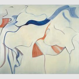 Untitled XXXII, New York, Fondazione de Kooning, 1983, dipinto, cm 202 x 175